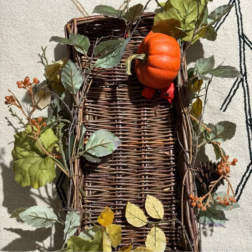 Pottery Barn Faux Autumnal Centerpieces 36” x8”